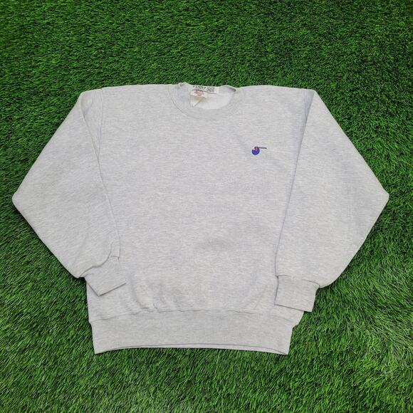 Vintage 90s JERZEES Sweatshirt Womens Medium 19x23 Cropped - Picture 1 of 13